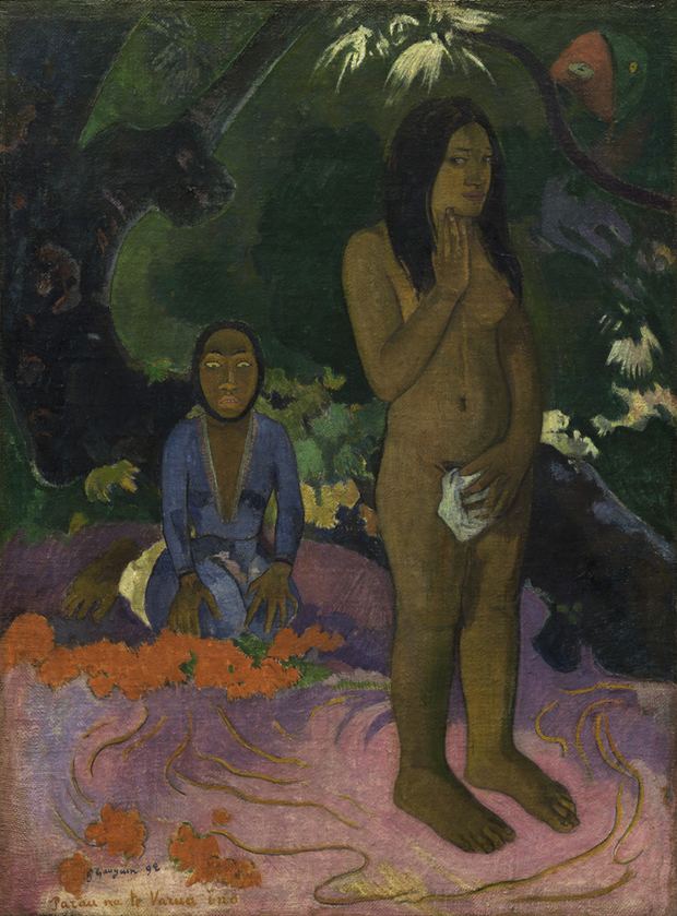 Paul Gauguin (French, 1848-1903), Parau na te Varua ino (Words of the Devil), 1892.