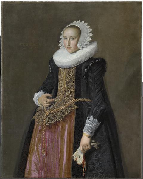 Frans Hals (1581/1585–1666). Portrait of Aletta Hanemans (1606–1653), 1625.
