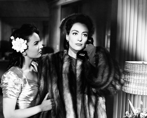 Joan Crawford in 'Mildred Pierce,' 1945. Joan Crawford slaves her way to success for her thankless child, Ann Blyth. Joan Crawford in 'Mildred Pierce'