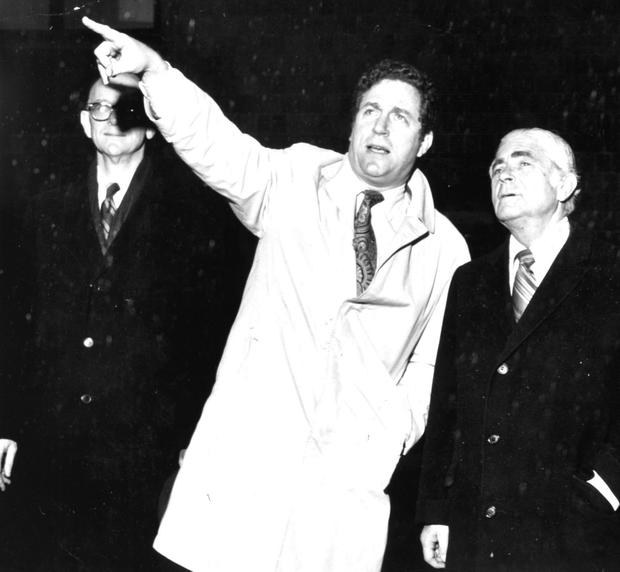 Ravitch with Mayor Abe Beame, an accountant viewed as a budget expert and fiscal watchdog, who would preside over the city's financial collapse
