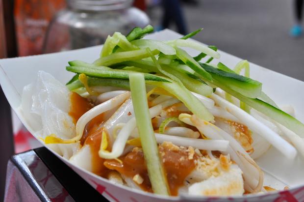 Cheong Fun noodles from Noodle Lane at Smorgasburg Cheong Fun noodles from Noodle Lane at Smorgasburg