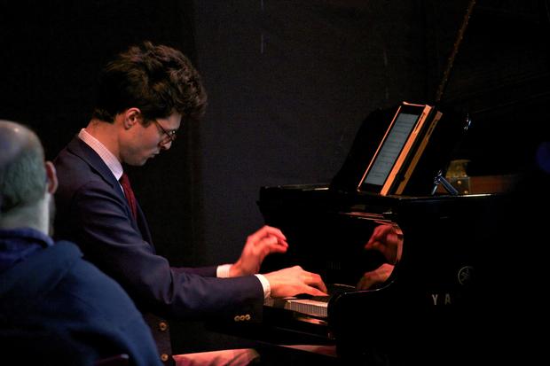 Pianist and composer Timo Andres performs in the BAMcafé on the first day of the 2013 Crossing Brooklyn Ferry festival at the Brooklyn Academy of Music on April 25, 2013.