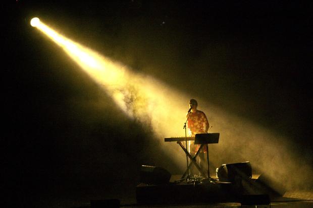 Julia Holter performs in the BAM Howard Gilman Opera House on the first day of the 2013 Crossing Brooklyn Ferry festival.
