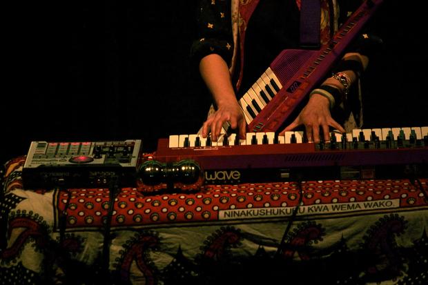 Olga Bell performs in the BAM Rose Cinemas on the first day of the 2013 Crossing Brooklyn Ferry festival.