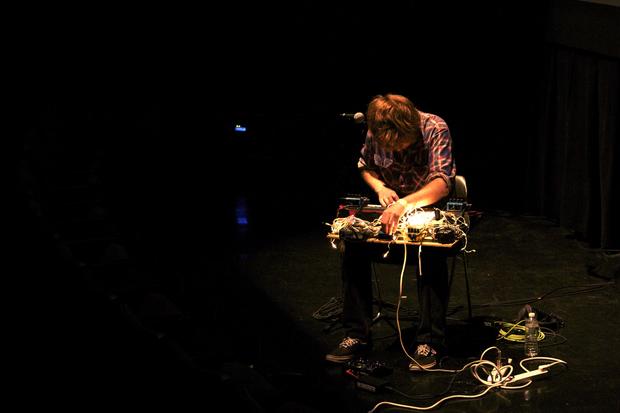 Dan Friel performs in the BAM Rose Cinemas on the second day of the 2013 Crossing Brooklyn Ferry festival.
