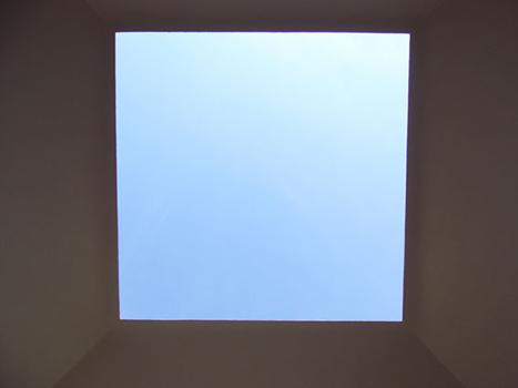 Open Sky reveals surprising depth and shape to a patch of blue sky.