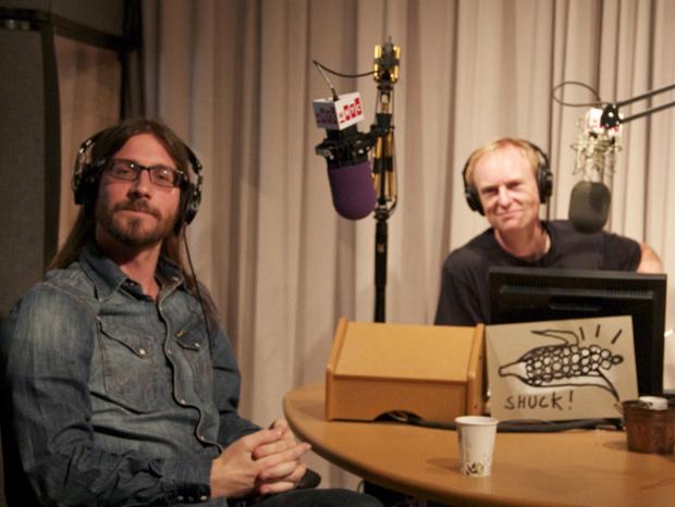 Guy Buttery with John Schaefer Guy Buttery John Schaefer
