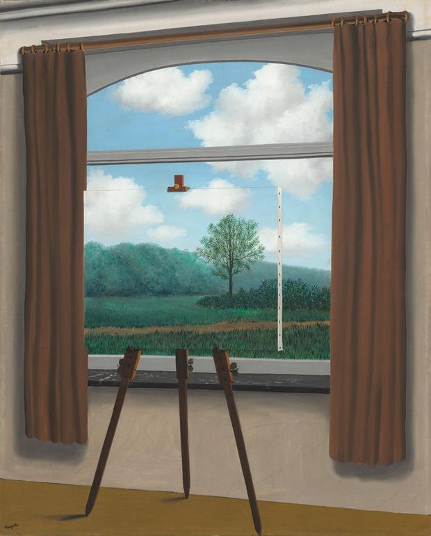 René Magritte (Belgium, 1898-1967). La condition humaine (The Human Condition). 1933. Magritte