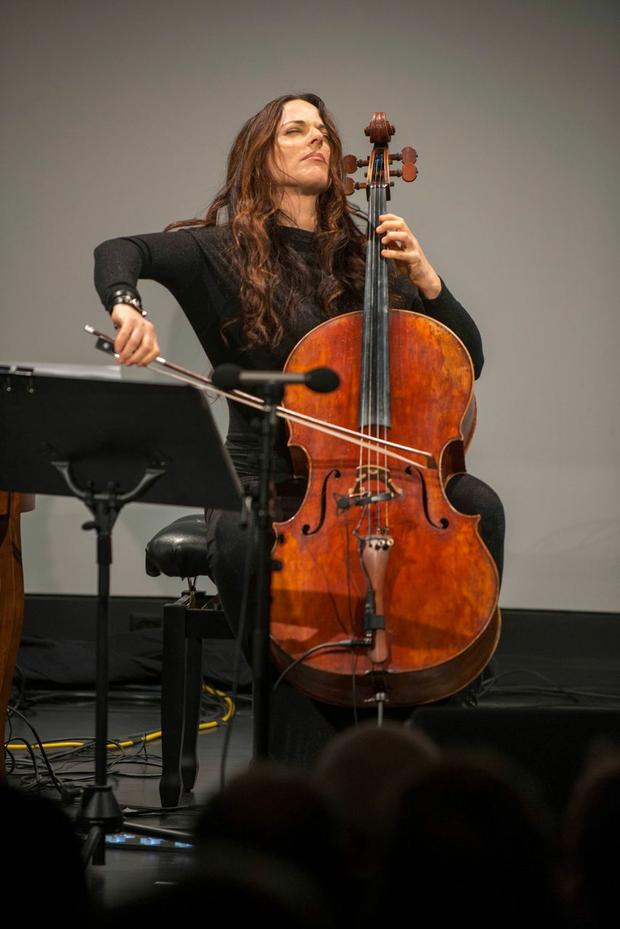 Maya Beiser at 'From China to America' at New York HIstorical Society on Jan. 10, 2014