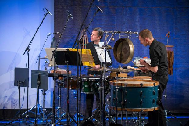 Talujon Percussion Quartet at 'From China to America' at New York HIstorical Society on Jan. 10, 2014