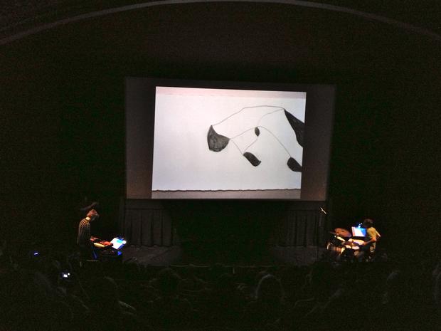 Clara Claus Presents 'Graphic Score' With Bryce Dessner and Friends in the BAM Rose Cinemas on the last day of the 2013 Crossing Brooklyn Ferry festival.