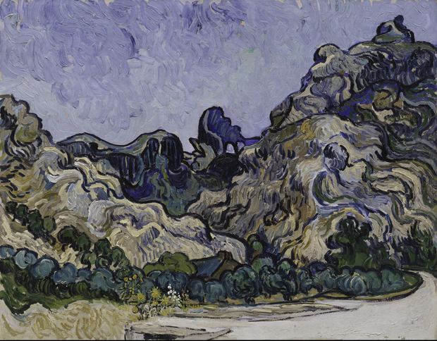 Vincent van Gogh (Dutch, 1853-1890), Mountains at Saint Rémy (Montagnes à Saint-Rémy), 1889.