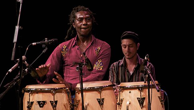 Amayo, lead singer and percussionist for Antibalas.