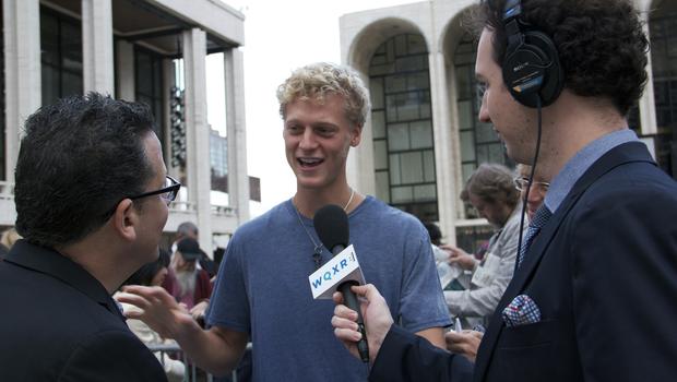 Alexander McKenzie, a 23-year-old tourist from Copenhagen, is a fan of the night's soloist Lief Ove Andsnes.
