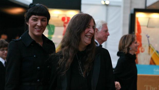 Patti Smith and her daughter Jesse Smith arrive at the Metropolitan Opera on opening night