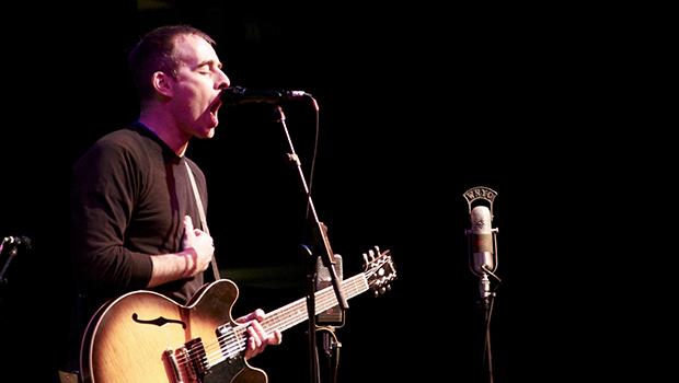 Indie musician Ted Leo interprets the music of South African jazz musician Hugh Masekela at the World Financial Center's Winter Garden on Oct. 23, 2012.