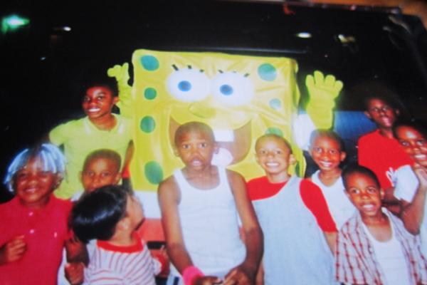 Ronald's family says he was known for making crazy faces like the one in this photo. ronald wallace, in harm's way