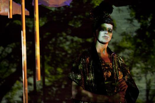 Flutist Margaret Lancaster in 'Kocho'
