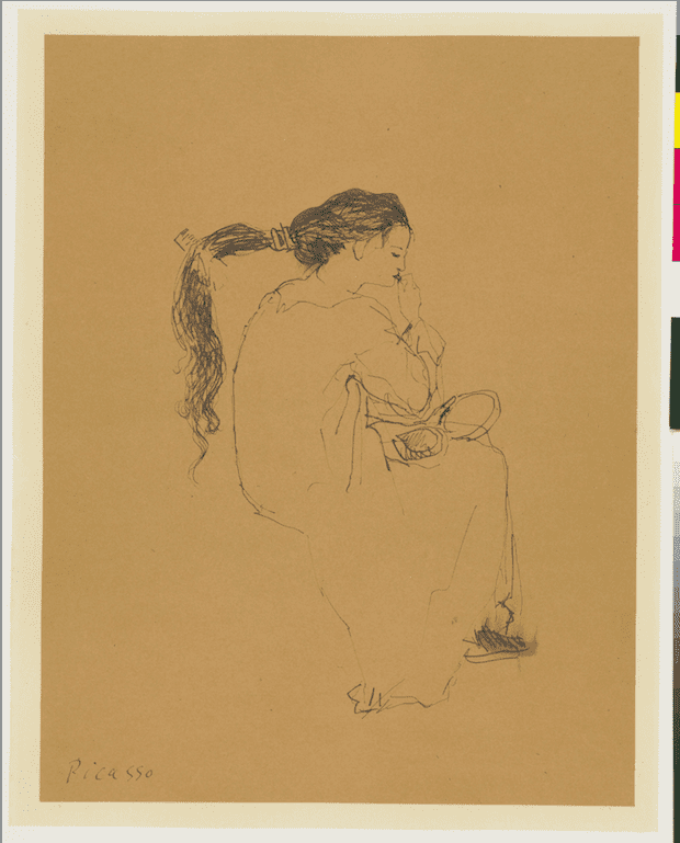 Pablo Picasso, La Coiffure, 1906.