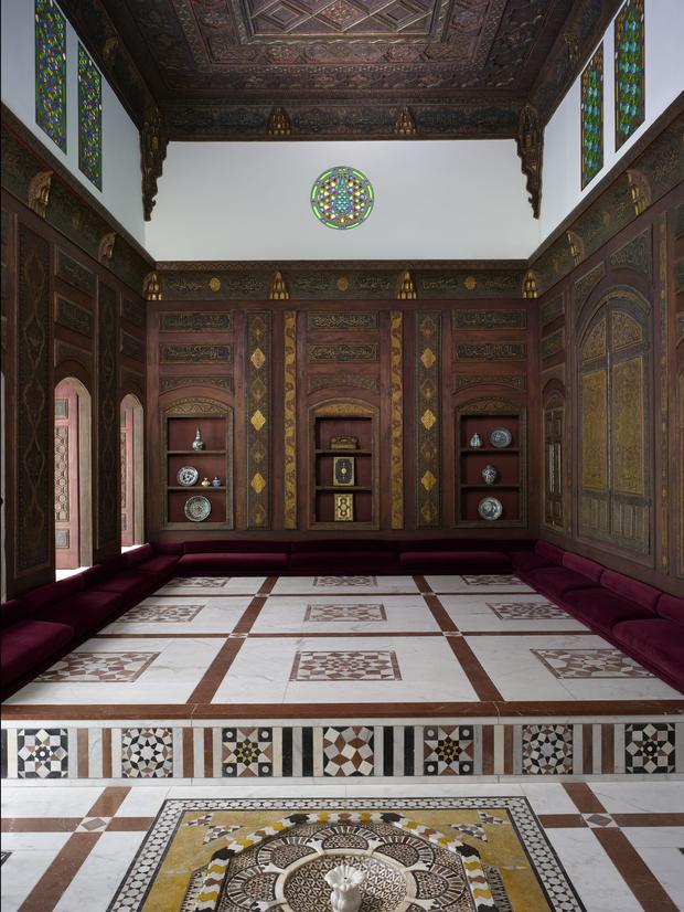 Reception Room (Qa'a), dated A.H. 1119/A.D. 1707. Syria, Damascus