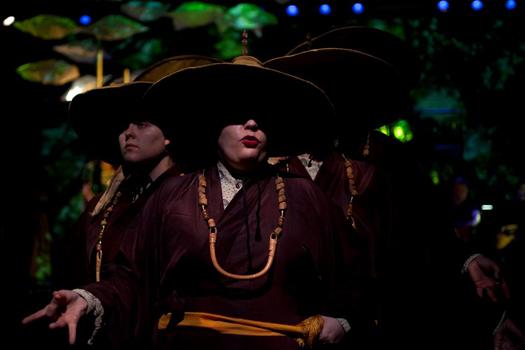 Members of the Fisher Ensemble as the Monk in 'Kocho'