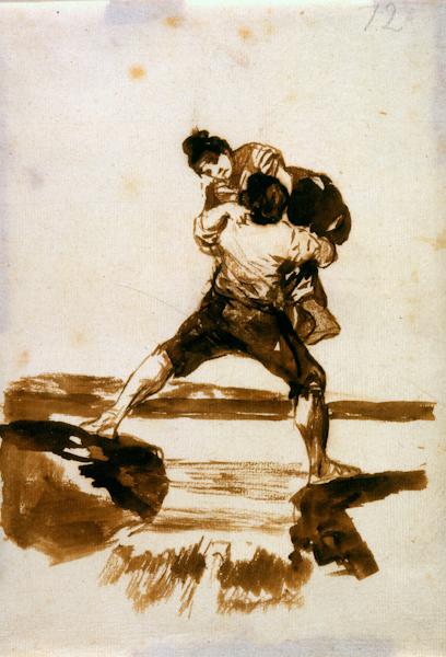 Peasant Carrying a Woman