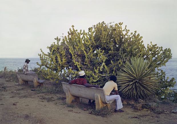 Bartos's photographs often function like still lifes, with great care placed on objects and their textures, shapes and tones -- as in this image from Kenya, also snapped in 1980.