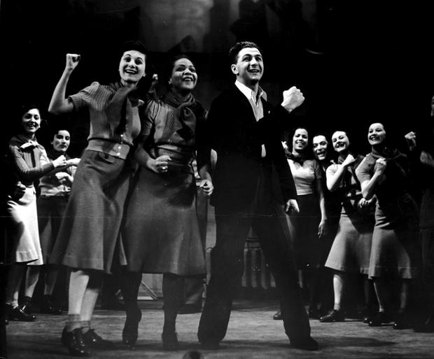 Scene from the ILGWU's 'Pins & Needles' musical revue at the Labor Stage in New York
