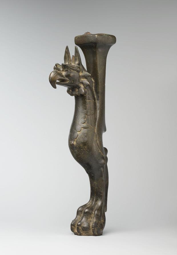 Throne Leg in the Shape of a Griffin, late 7th–early 8th century. Probably western Iran