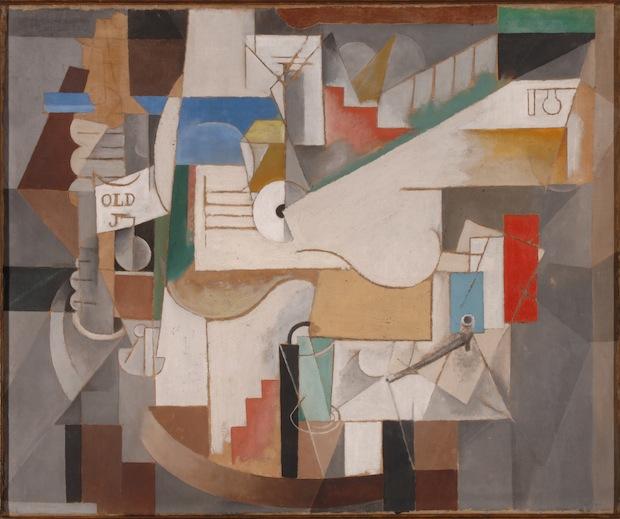 Bottle, Guitar, and Pipe. Paris, autumn 1912