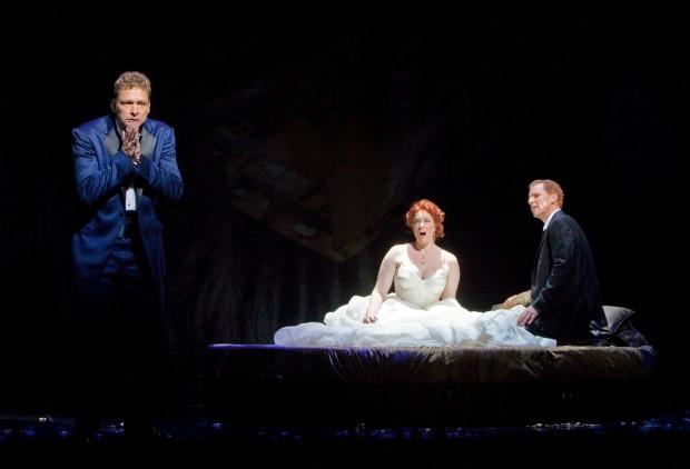 Carsten Wittmoser (Jupiter), Meagan Miller (Danae) and Roger Honeywell (Midas)