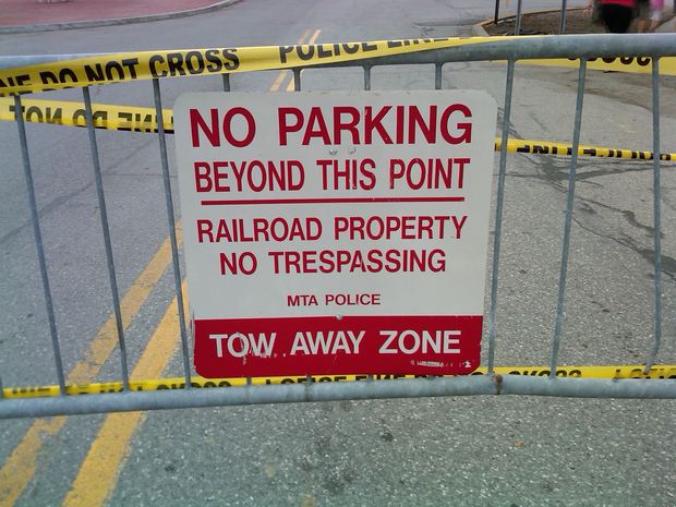 Metro North station in Beacon, New York, on Saturday