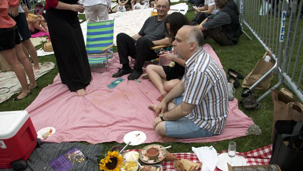 Picnickers.