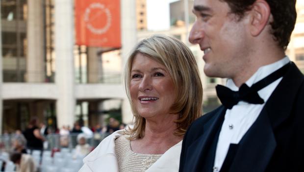 Martha Stewart arrives at the Met's opening night gala.
