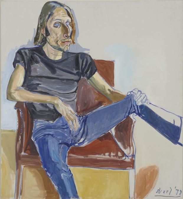 The portraiture of Alice Neel goes on view at David Zwirner in Chelsea. A 1973 painting featuring David Sokola is shown above.