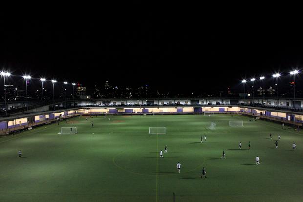 Pier 40 soccer field.