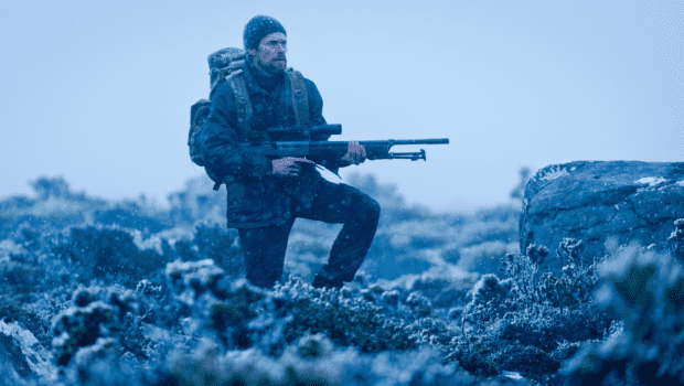 Dafoe plays a hunter tracking a rare tiger in the Tasmanian outback in <em>The Hunter</em>.