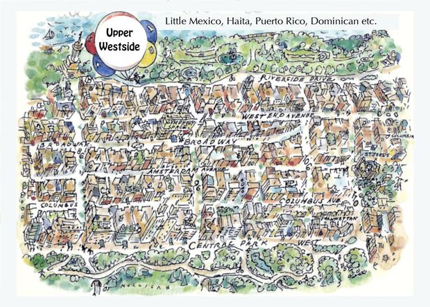 Upper West Side Mix by Donald Mulligan Graphics