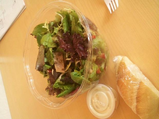 Lunch: Joe’s pizza; organic apple; golden plums