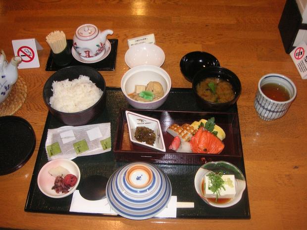“This is a breakfast I had recently while working in Japan, therefore I don't eat it daily. It's so different from what I think of as breakfast, that I'm very curious as to its nutritional value.”