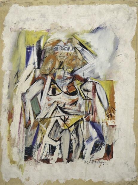 De Kooning at MoMA - his extravagantly aggressive women are a tour de force.