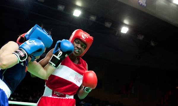 Tiara Brown had to fight not only her opponent but a stadium full of Chinese fans cheering after every punch her opponent landed.