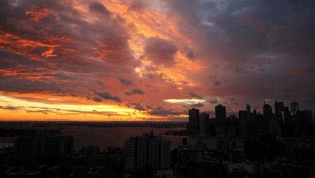 Calm after the storm.