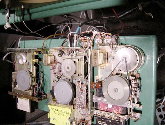 The Cartridge Organ, comprised of three 8-track tape players and custom tapes.