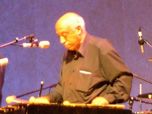 Mulatu Astatqe, a leader on the Ethiopian music scene. Besides playing vibes, he's also a composer, arranger, and keyboardist. WFC, 11/12/04.