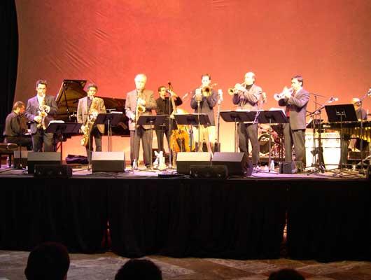 The Either/Orchestra at the World Financial Center, 11/12/04.