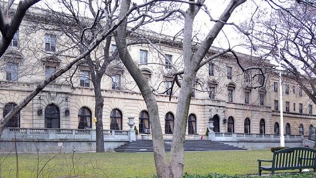The exerior of the palatial Andrew Freedman Home. The exerior of the palatial Andrew Freedman Home.