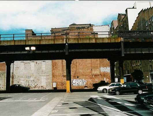The High Line was built in the 1930s to elevate dangerous railroad traffic above city streets.
