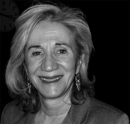 Olympia Dukakis in the Lopate studio, 2003.