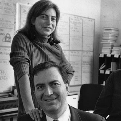 New York & Company Executive Producer Melissa Eagan with Leonard in 1990.